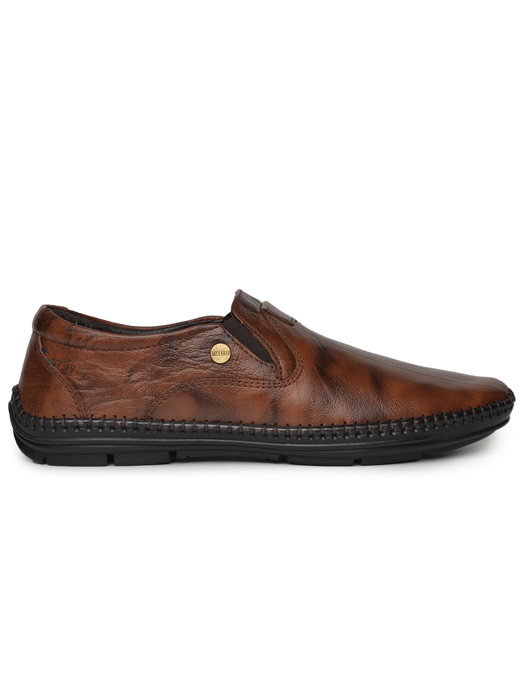 BUCKAROO Genuine Leather Casual Shoes for Men | Mens Lace up Shoe
