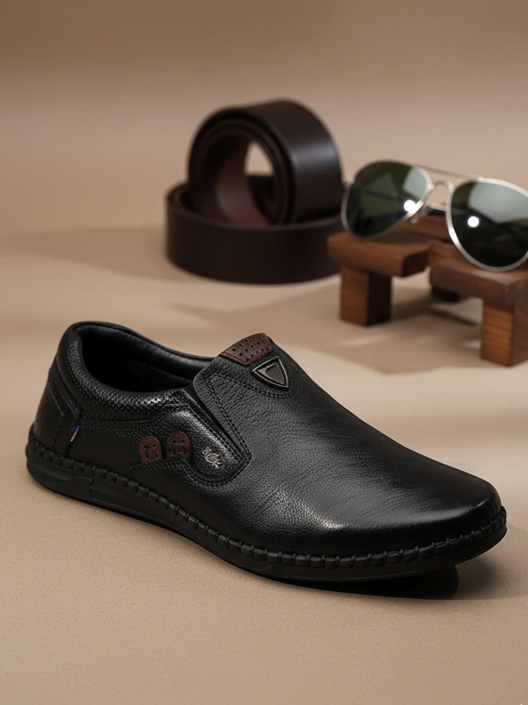 BUCKAROO Genuine Leather Casual Loafer for Men: GLEAM