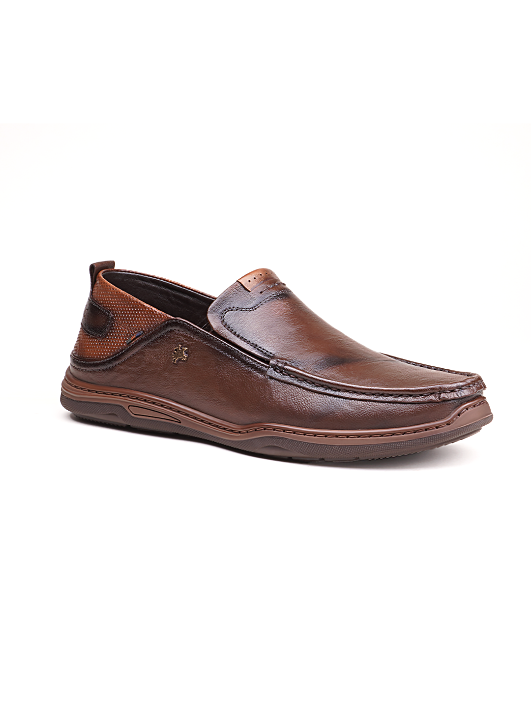 BUCKAROO Genuine Leather Casual Shoes for Men: ROVERE Brown 45 11