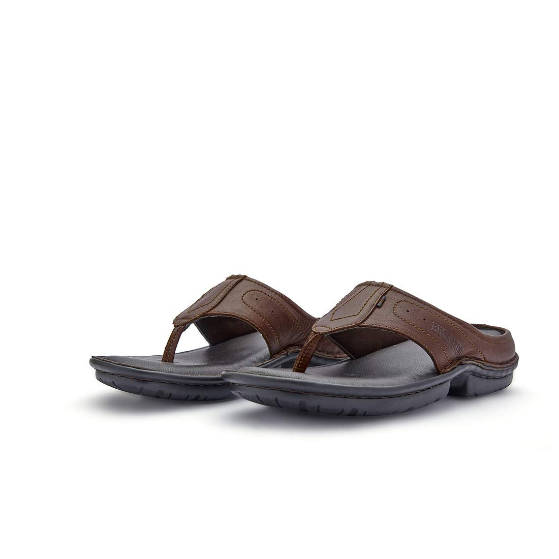 BUCKAROO Genuine Leather Casual Open Sandal for Men: MORRIS NX Brown