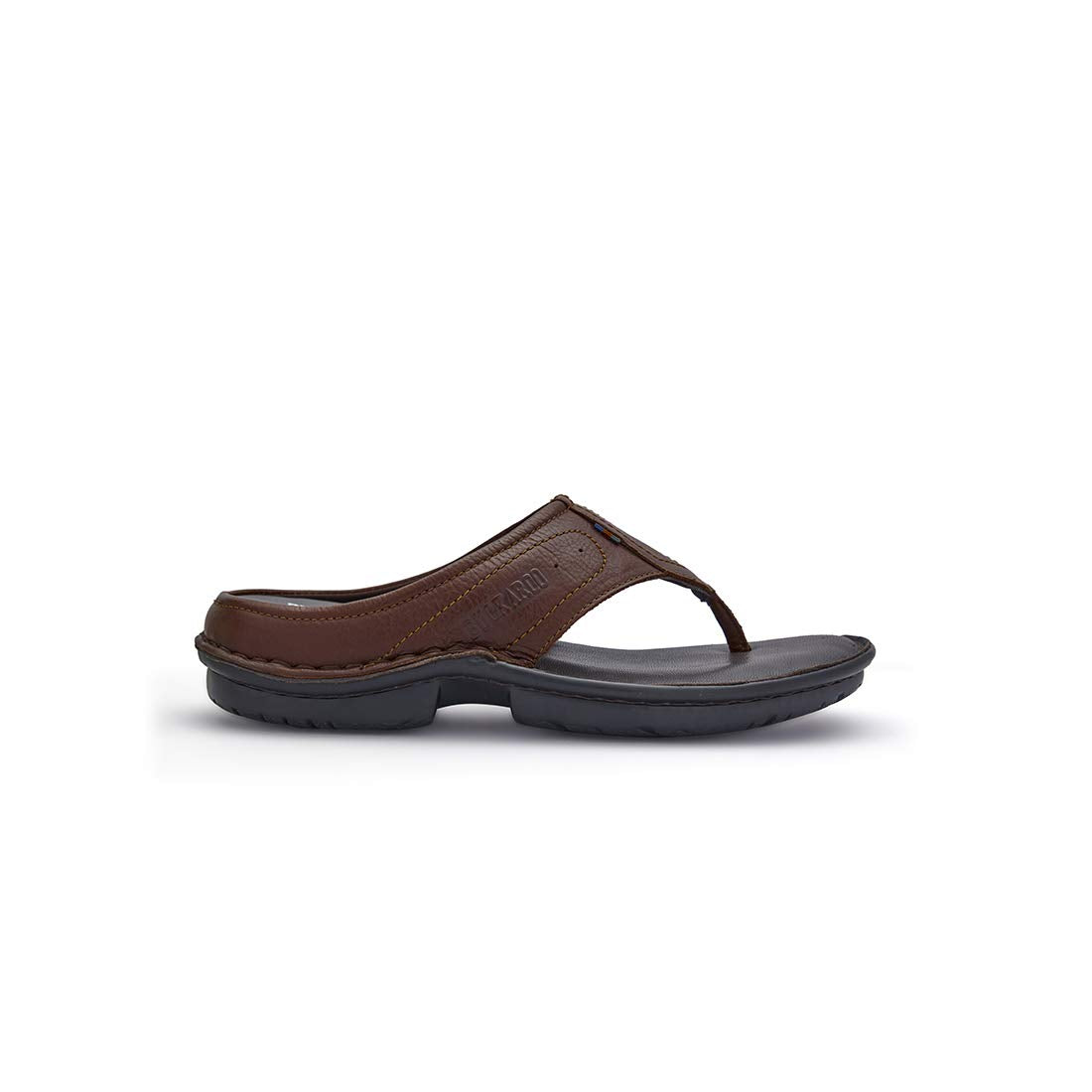BUCKAROO Genuine Leather Casual Open Sandal for Men: MORRIS NX Brown