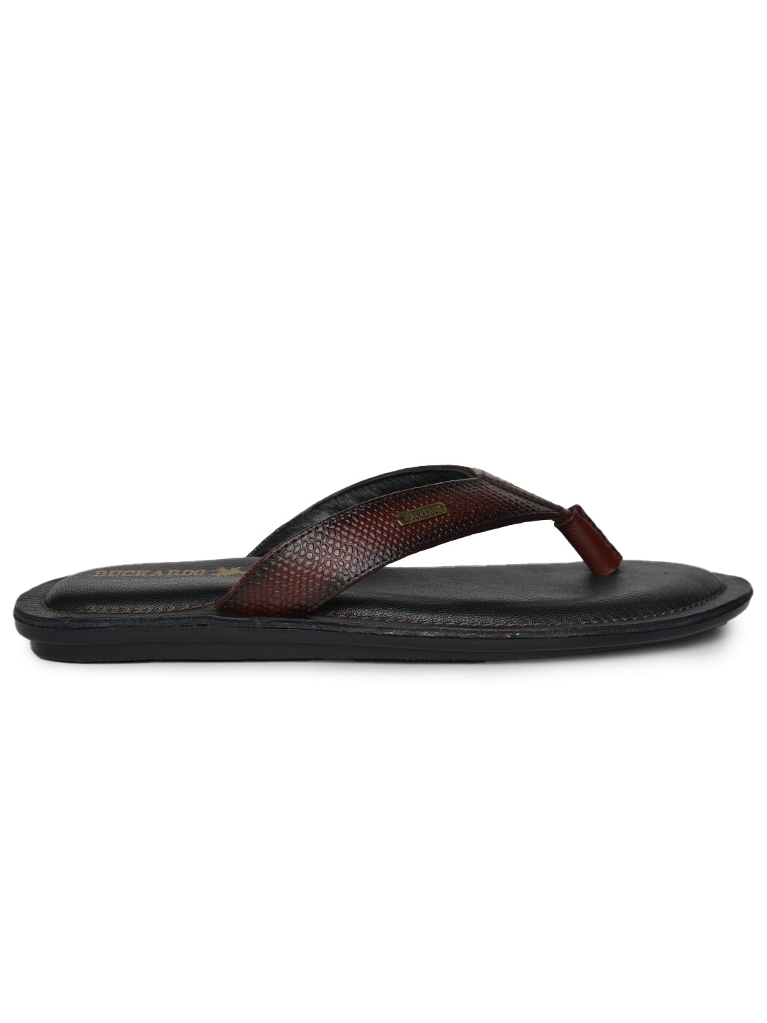 BUCKAROO Genuine Leather Casual Chappal for Men: FLATTER 45 11