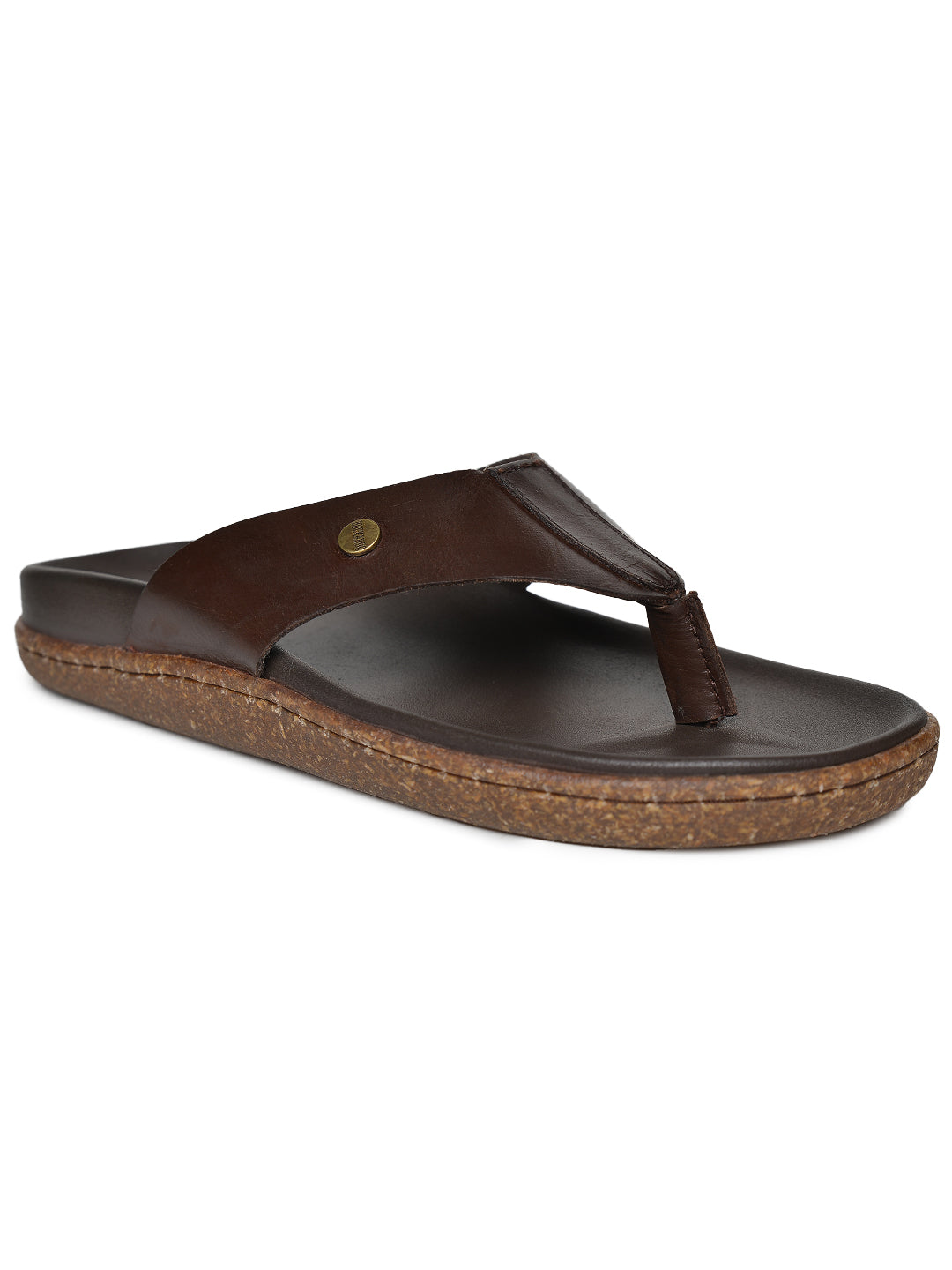 BUCKAROO Genuine Leather Casual Chappal for Men: LIFAN Brown 45 11