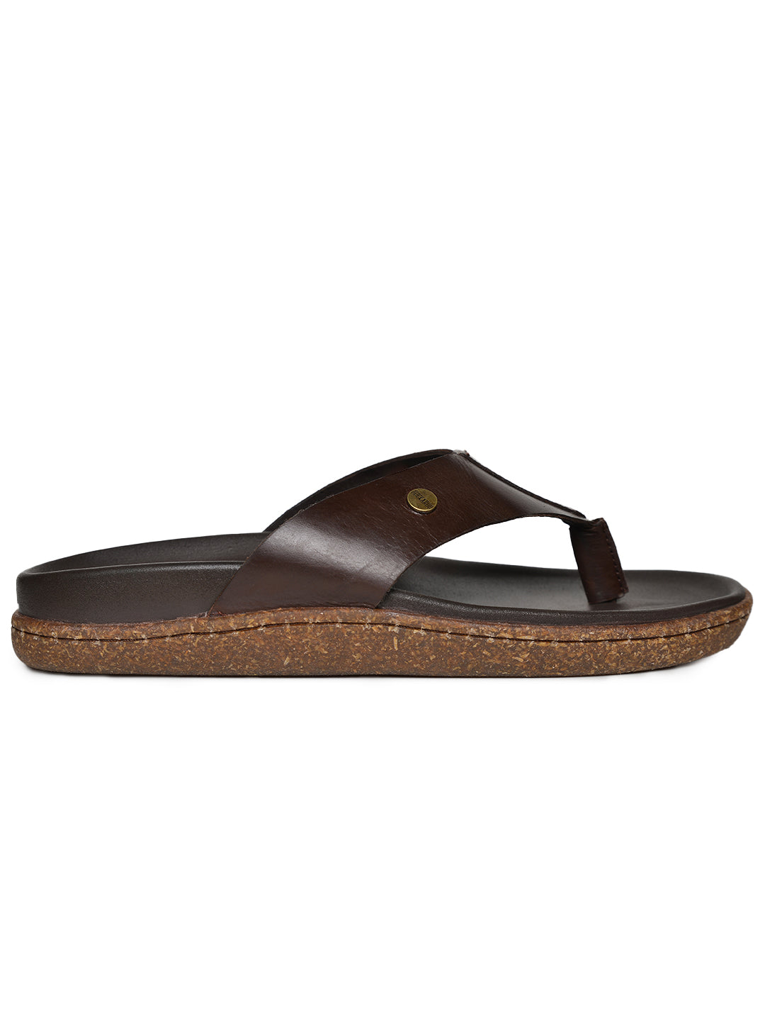 BUCKAROO Genuine Leather Casual Chappal for Men: LIFAN Brown 45 11