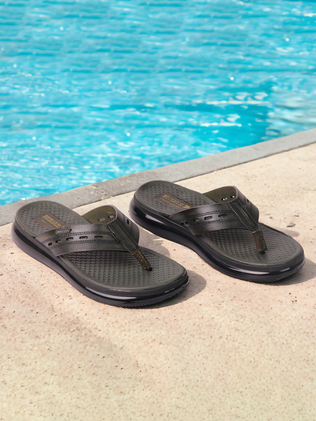 BUCKAROO Genuine Leather Casual Chappal for Men: PATON