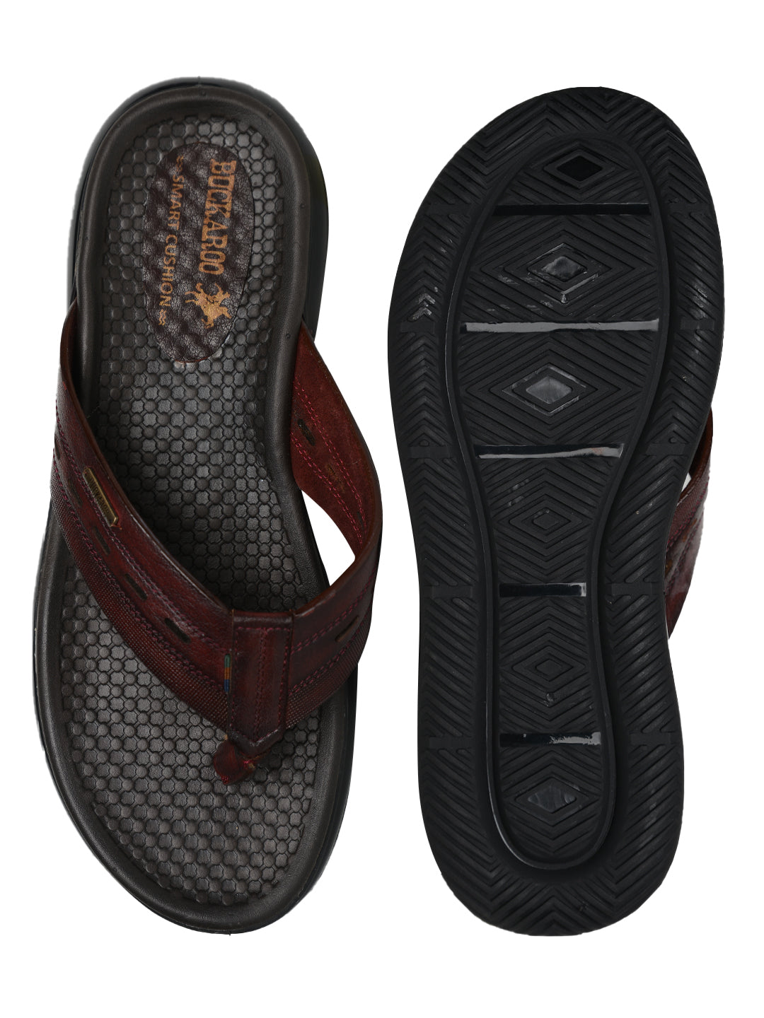 BUCKAROO Genuine Leather Casual Chappal for Men: PATON