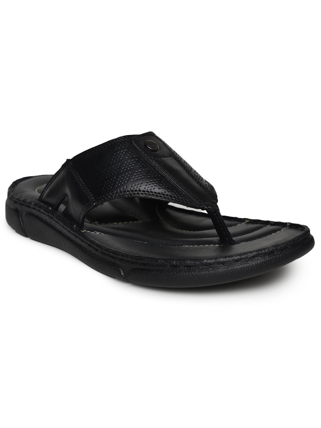 BUCKAROO Genuine Leather Casual Chappal for Men: ELLORG Tan 45 11
