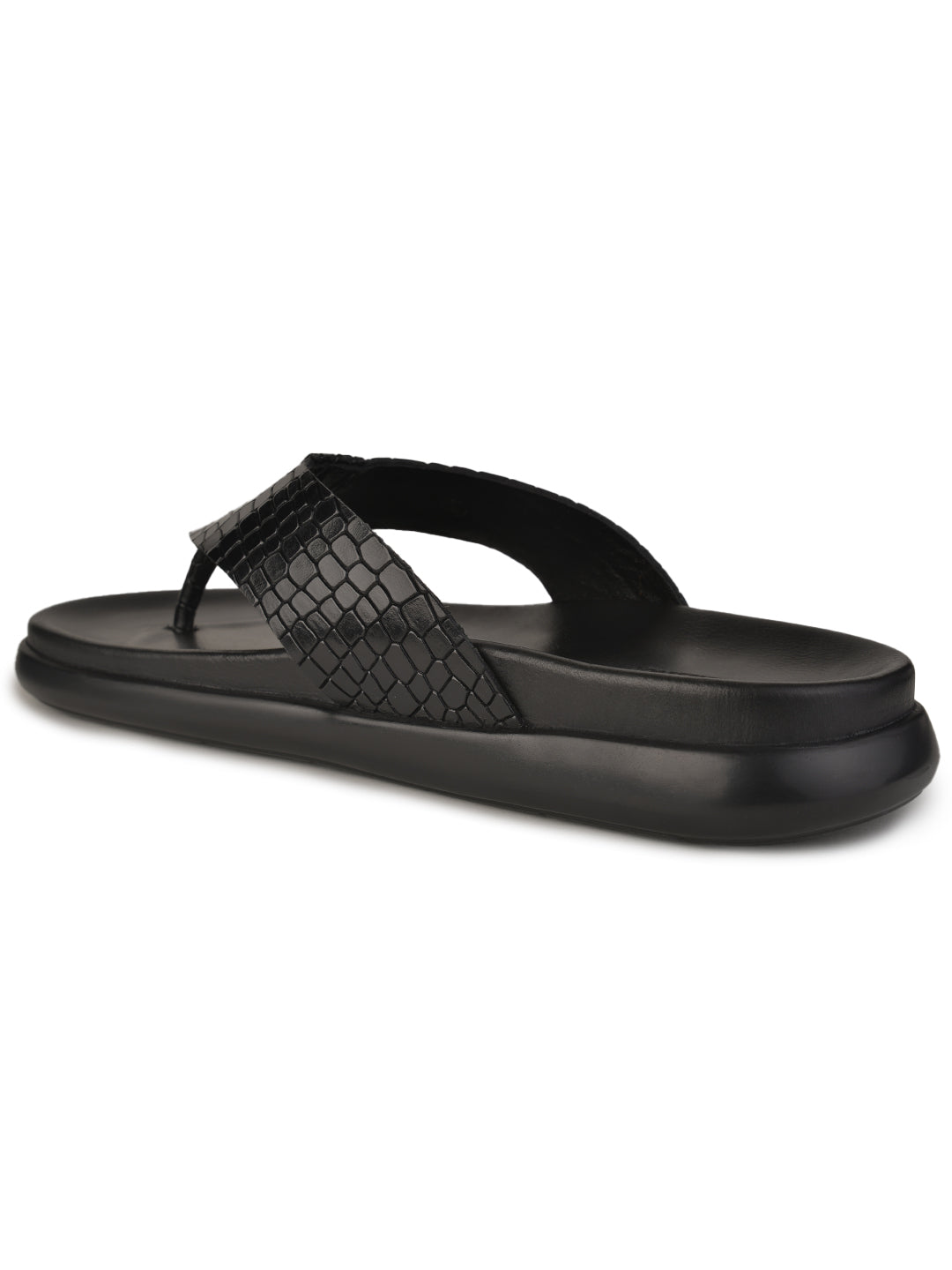 BUCKAROO Genuine Leather Casual Chappal for Men: RON Tan 45 11