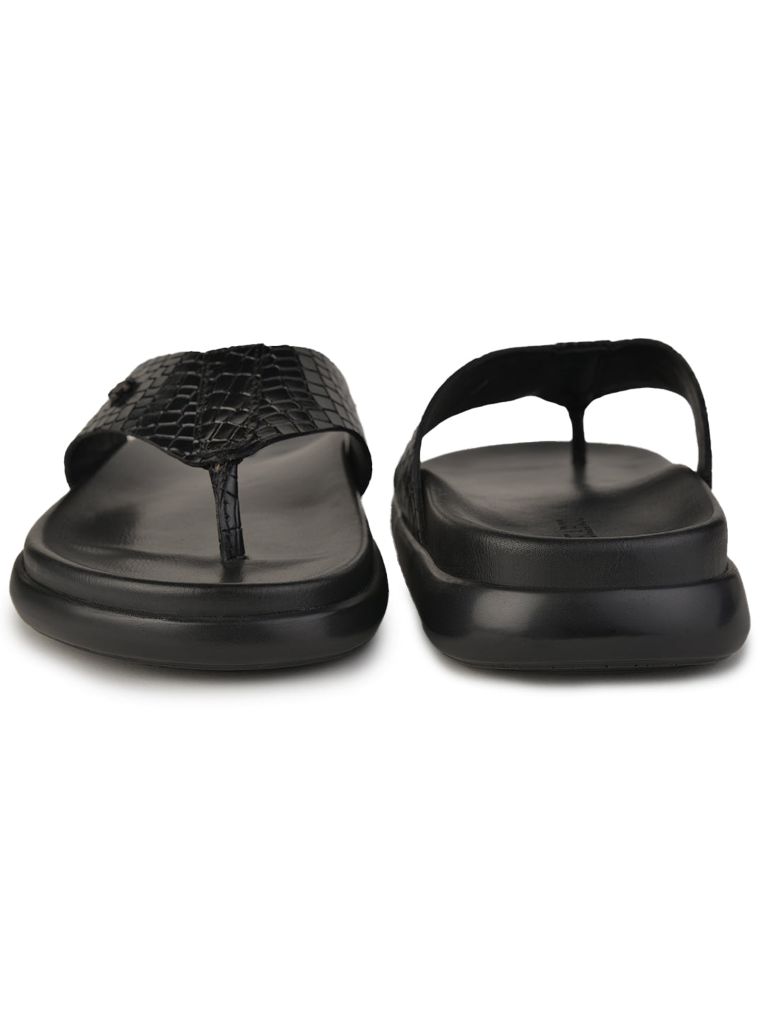 BUCKAROO Genuine Leather Casual Chappal for Men: RON Tan 45 11