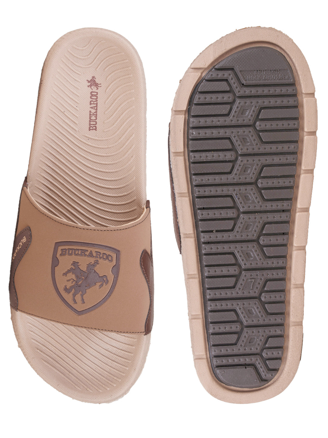 BUCKAROO Premium Synthetic Casual Sliders for Men | Mens Flip Flops: RIO