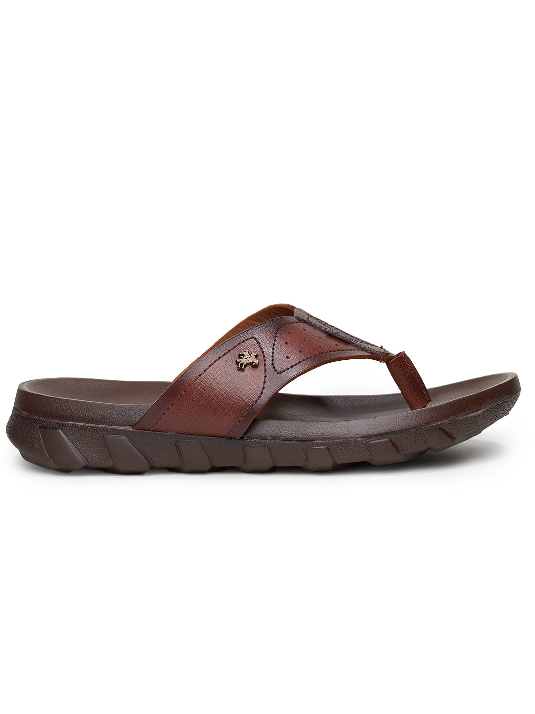 BUCKAROO Genuine Leather Casual Chappal for Men: ONYX