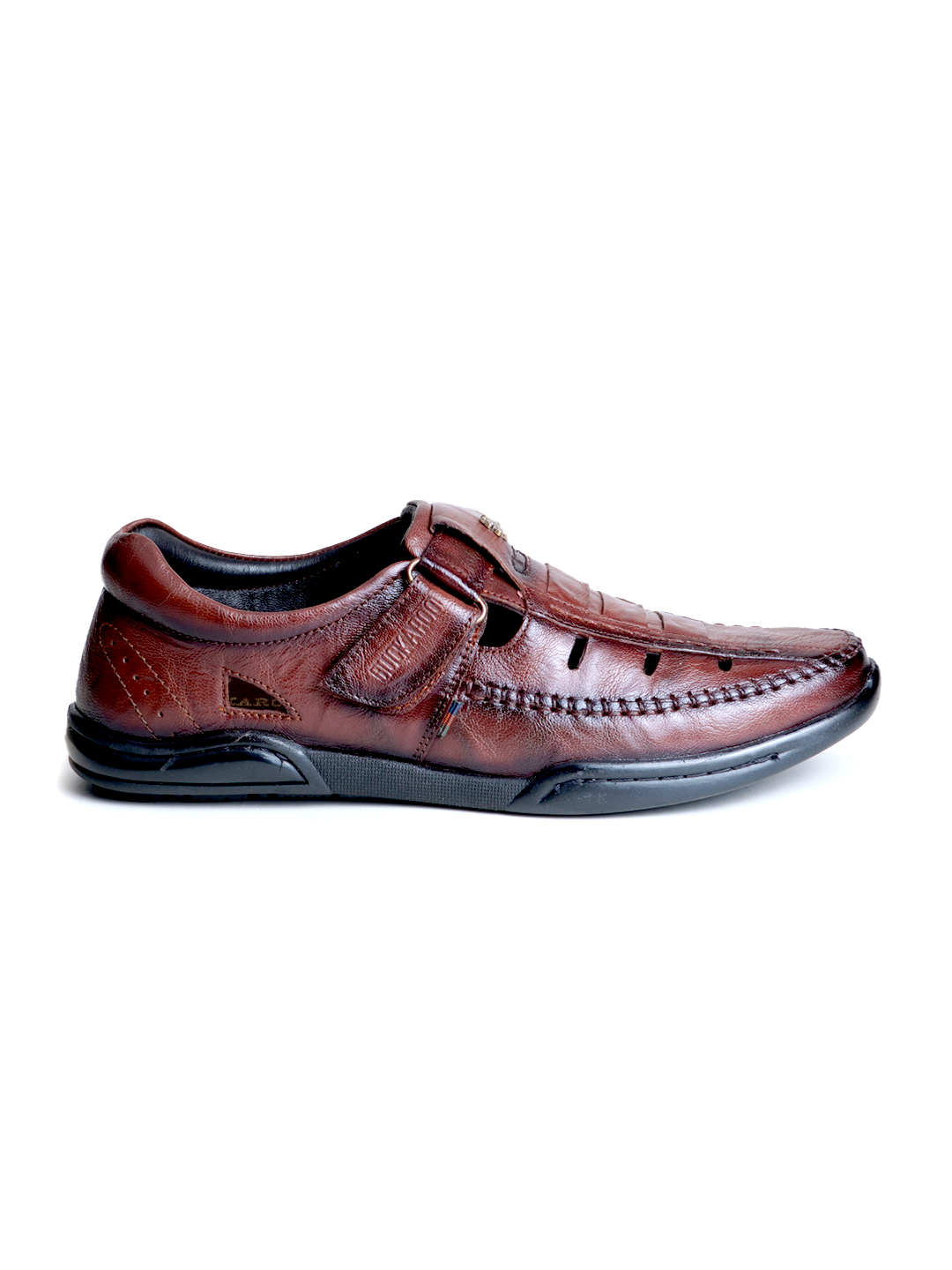 BUCKAROO Genuine Leather Casual Closed Sandal for Men: PURO