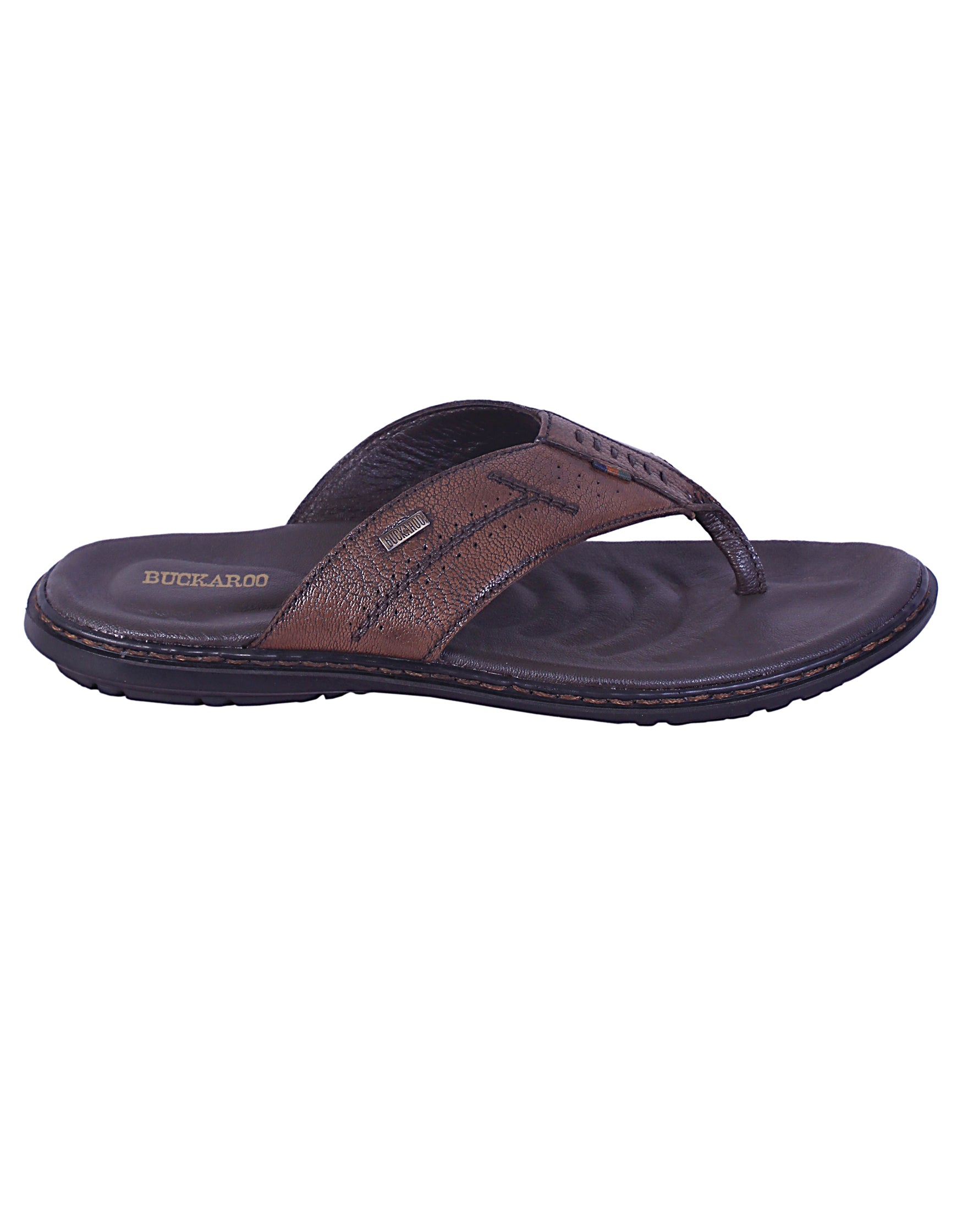 BUCKAROO Genuine Leather Casual Chappal for Men: GIRBA