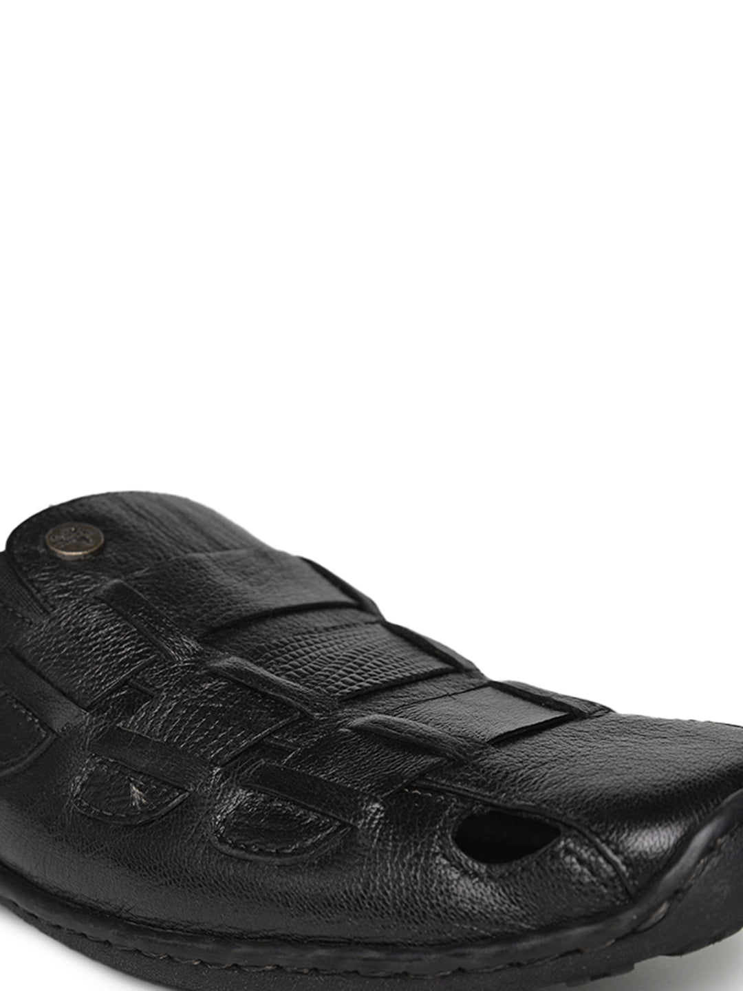 BUCKAROO Genuine Leather Casual Closed Sandal for Men: LENEN