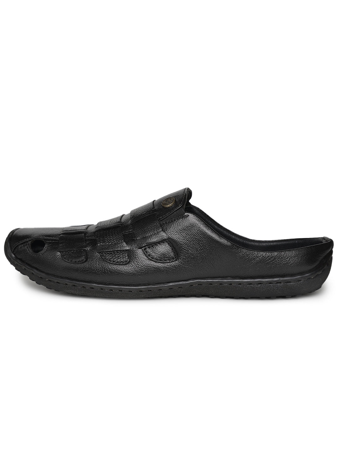 BUCKAROO Genuine Leather Casual Closed Sandal for Men: LENEN