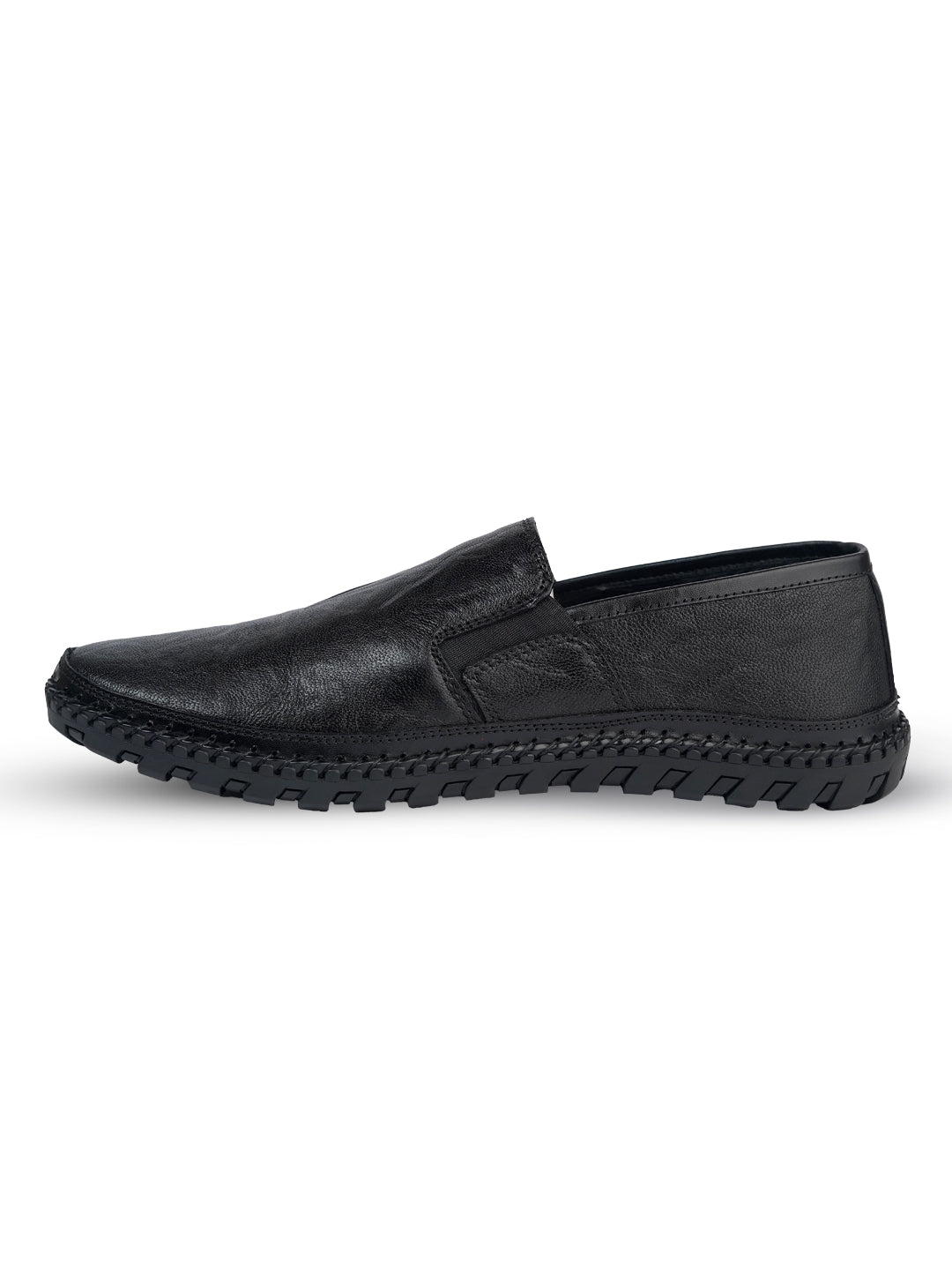 BUCKAROO Genuine Leather Casual Slip-On Shoes for Men | Mens Without Lace Shoes: NARDO