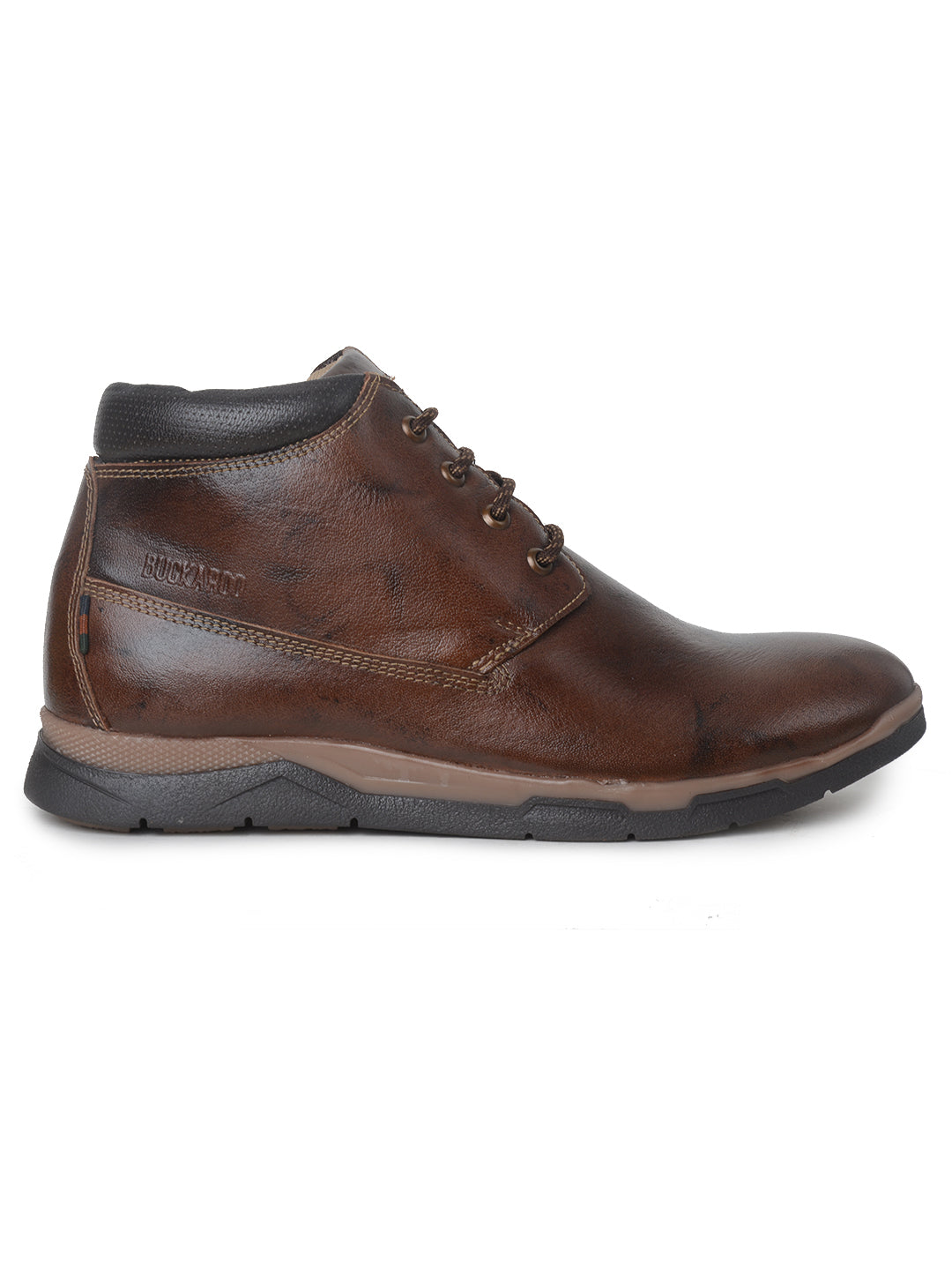 BUCKAROO Genuine Leather Casual Boots for Men | Mens Ankle Boot: EBAN