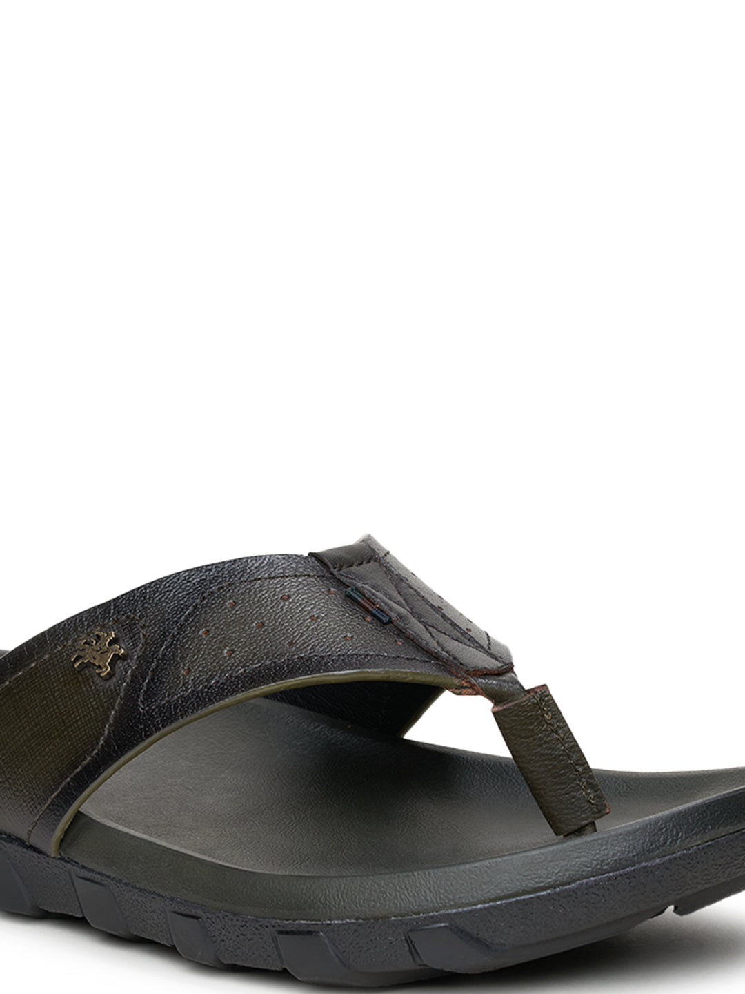 BUCKAROO Genuine Leather Casual Chappal for Men: ONYX