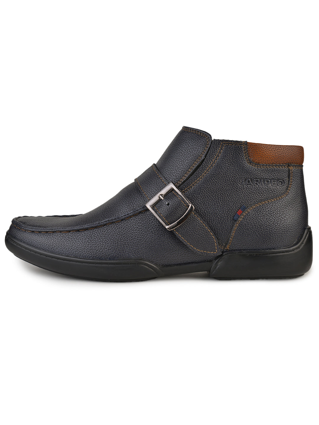 Jaripeo Vegan Leather Casual Boots for Men: HASTING