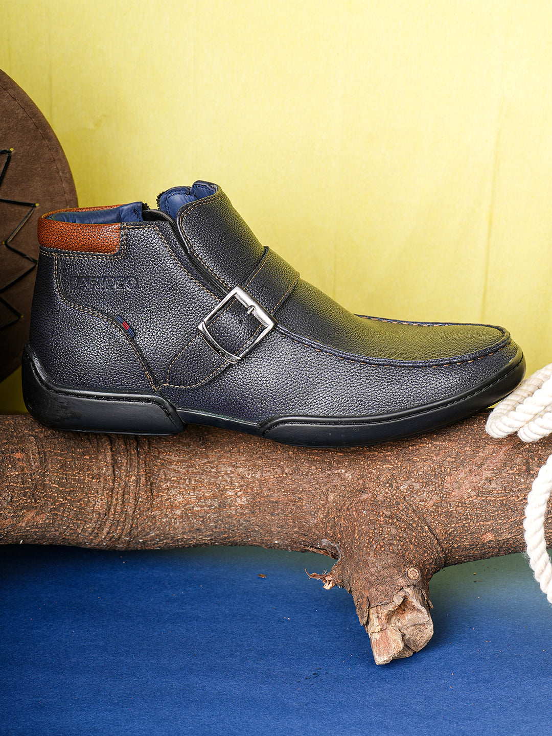 Jaripeo Vegan Leather Casual Boots for Men: HASTING 45 11