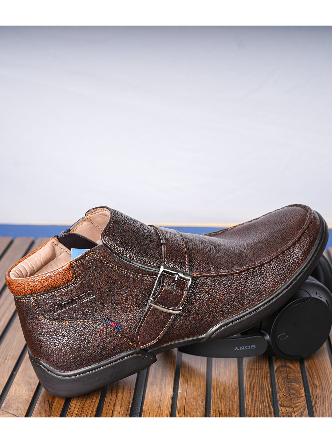 Jaripeo Vegan Leather Casual Boots for Men: HASTING 45 11