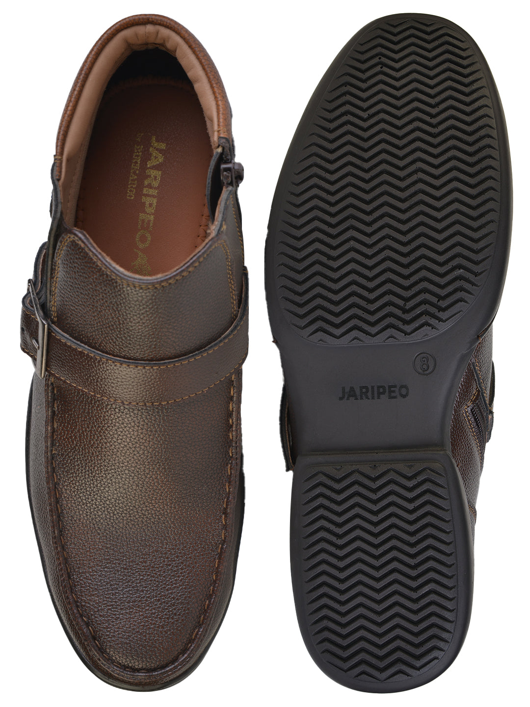 Jaripeo Vegan Leather Casual Boots for Men: HASTING