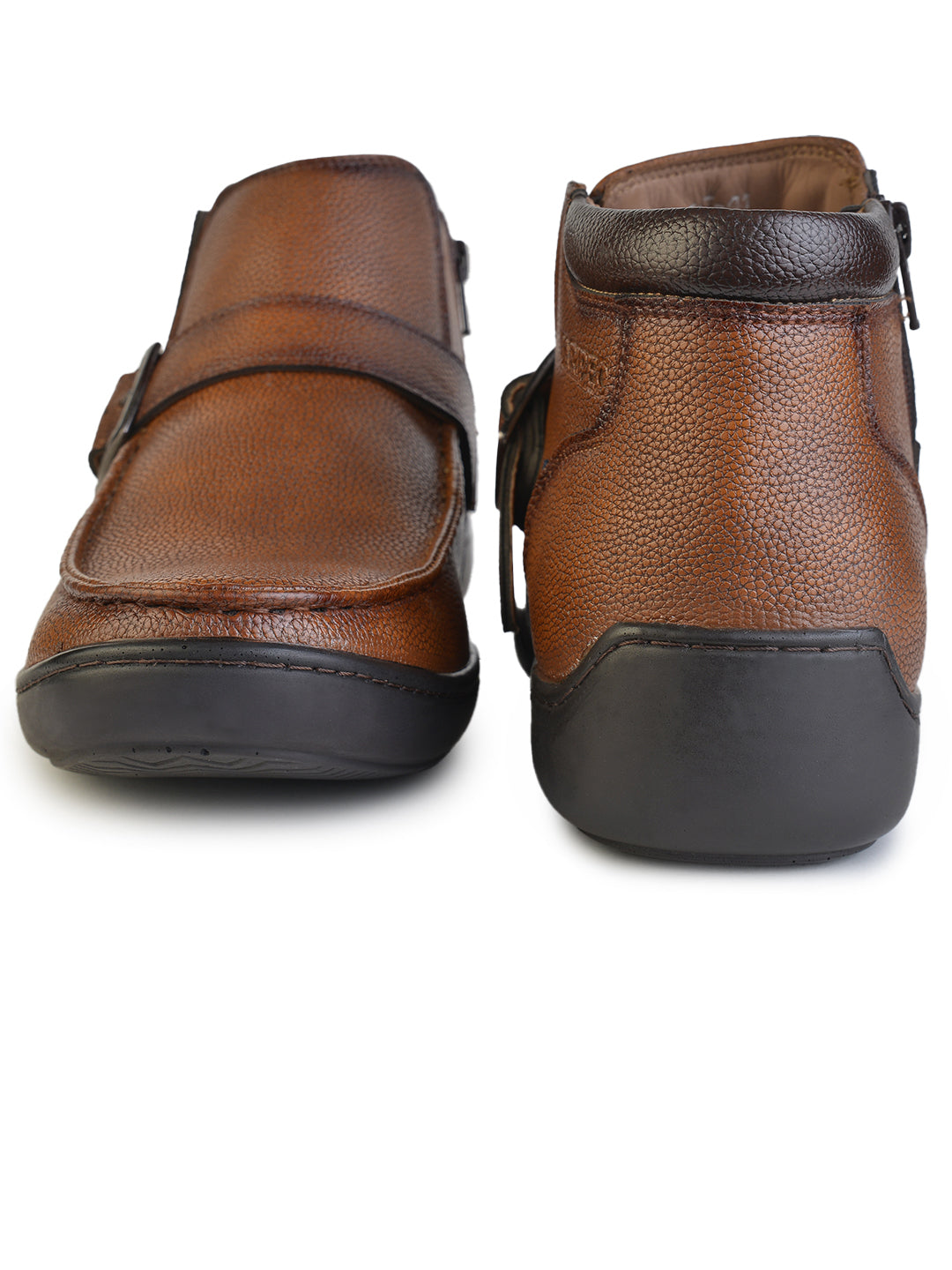 Jaripeo Vegan Leather Casual Boots for Men: HASTING