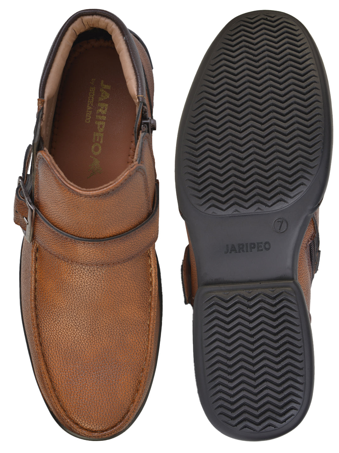 Jaripeo Vegan Leather Casual Boots for Men: HASTING