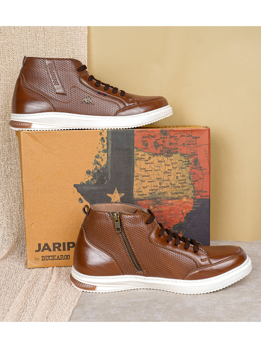 Jaripeo Vegan Leather Casual Boots for Men: PEFEN 45 11