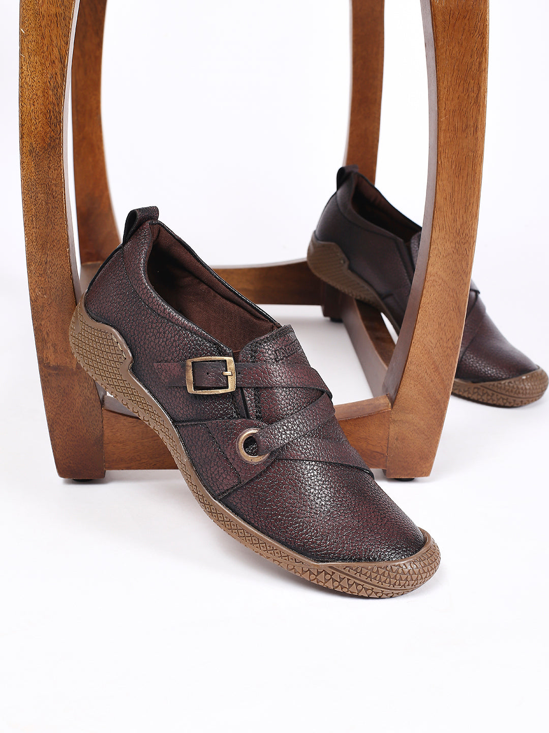 Jaripeo Vegan Leather Casual Shoes for Men: HARTE Brown 45 11