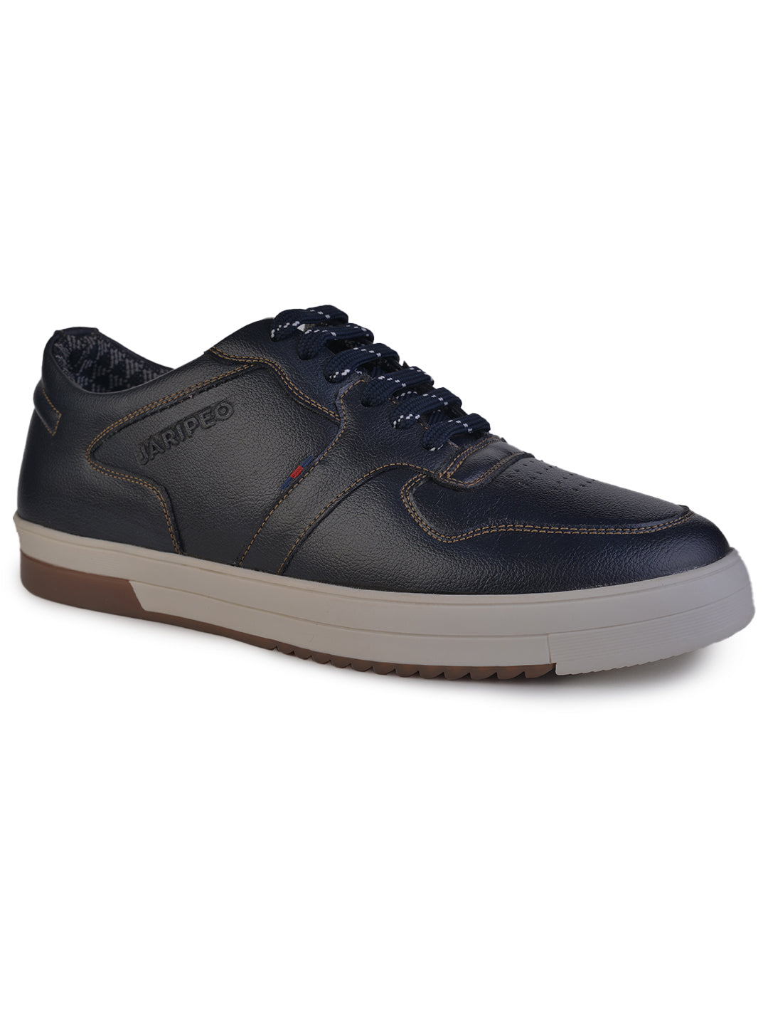 Jaripeo Vegan Leather Casual Shoes for Men: BENT Blue 45 11