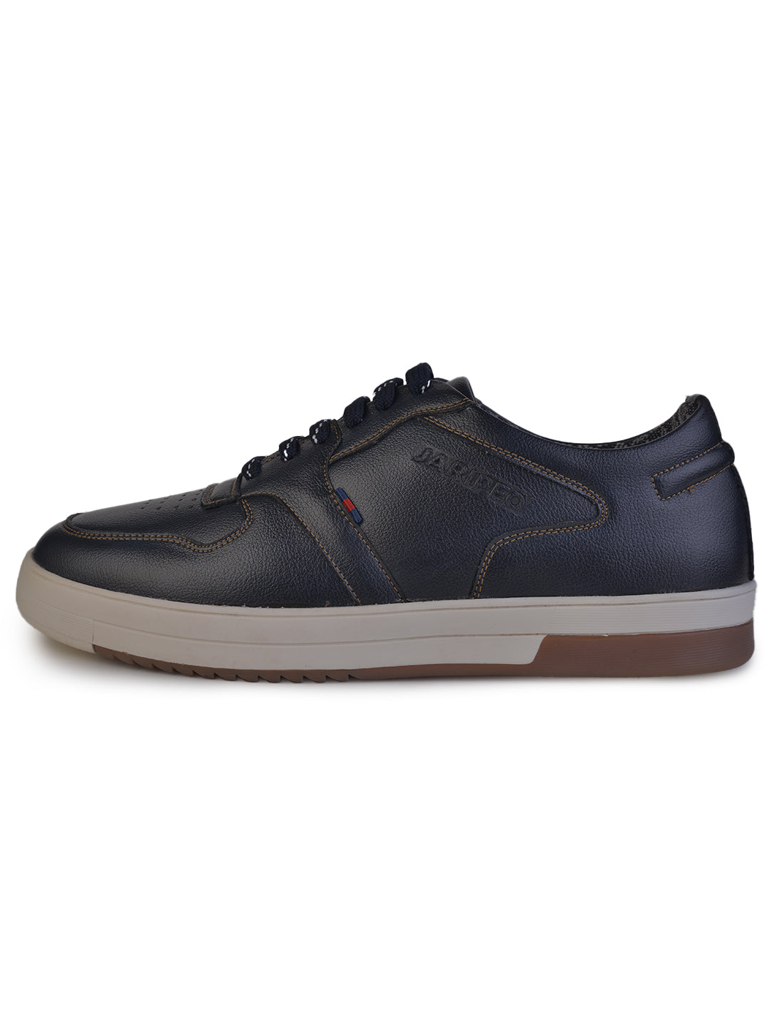 Jaripeo Vegan Leather Casual Shoes for Men: BENT Blue 45 11