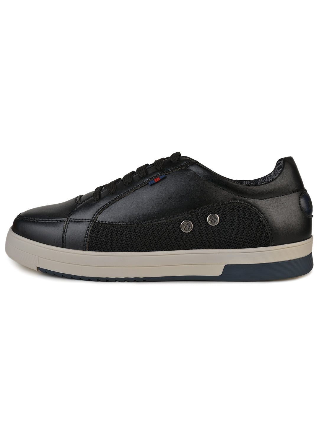 Jaripeo Vegan Leather Casual Shoes for Men: CORZEN Black 45 11