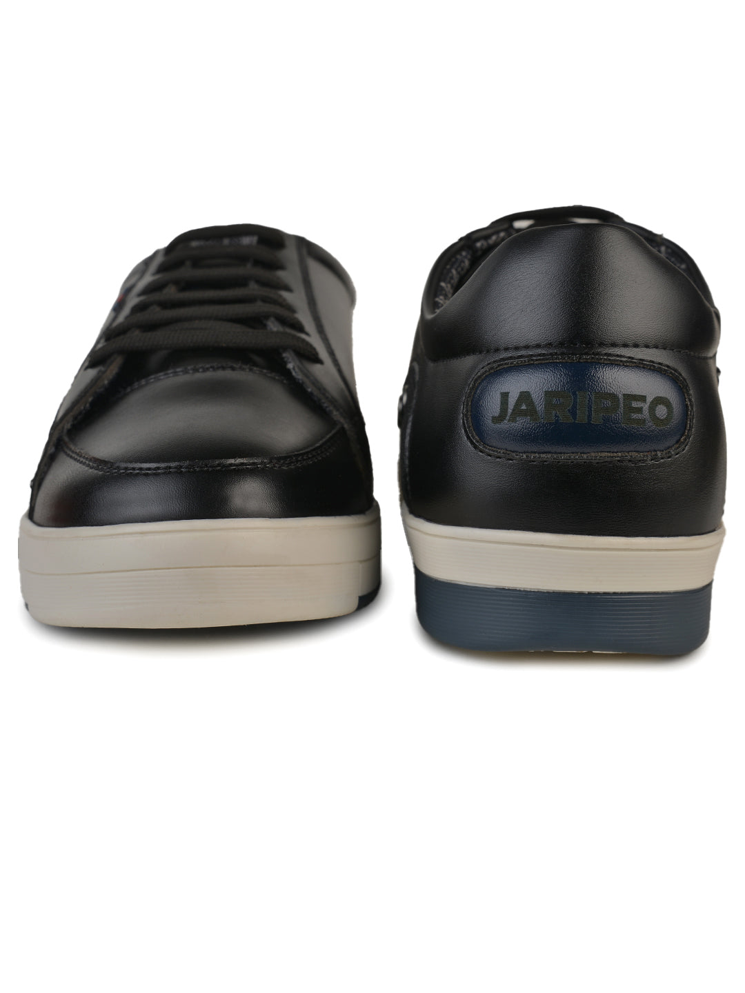 Jaripeo Vegan Leather Casual Shoes for Men: CORZEN Black 45 11