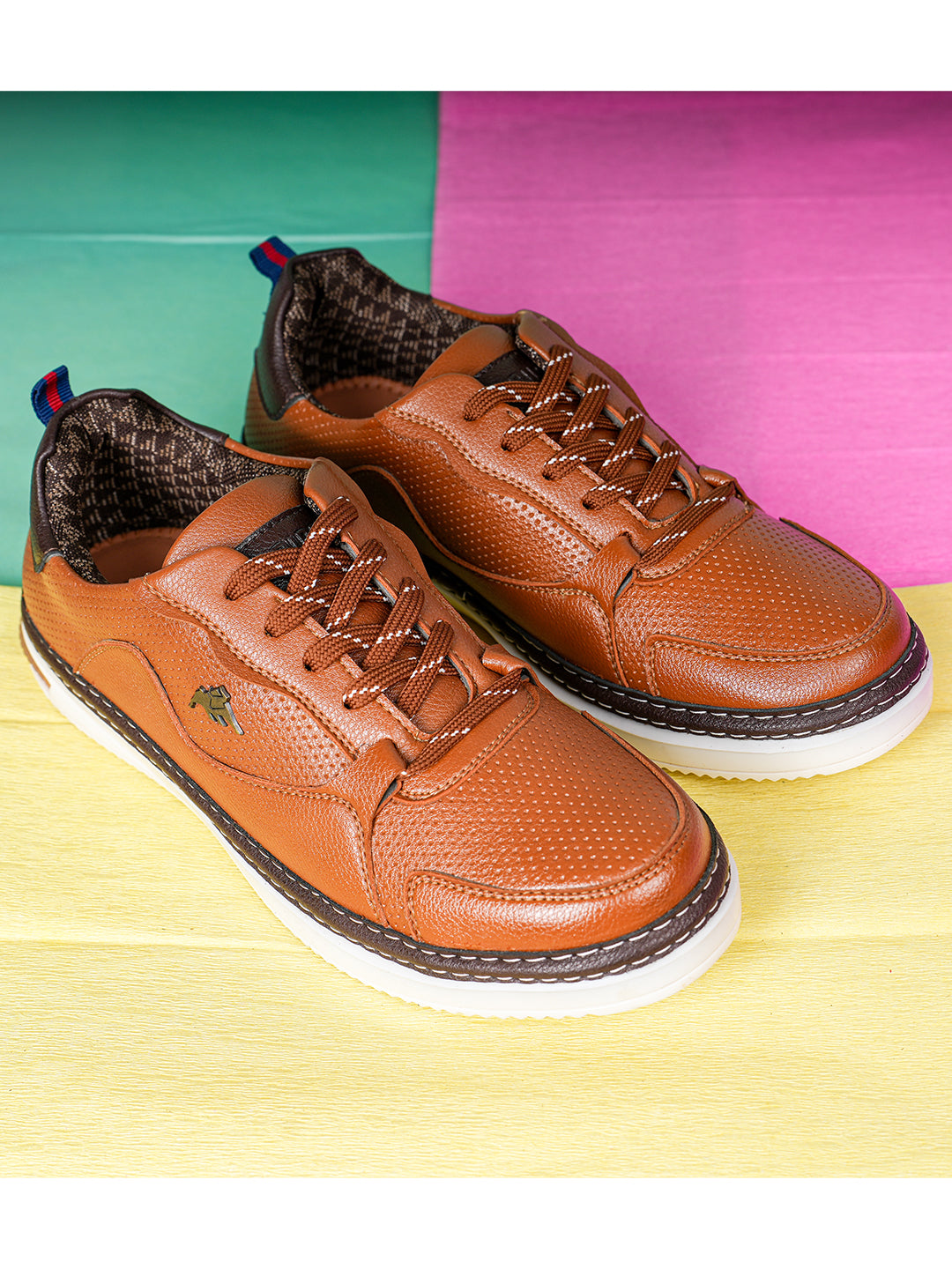 Jaripeo Vegan Leather Casual Shoes for Men: GLOR Olive 45 11