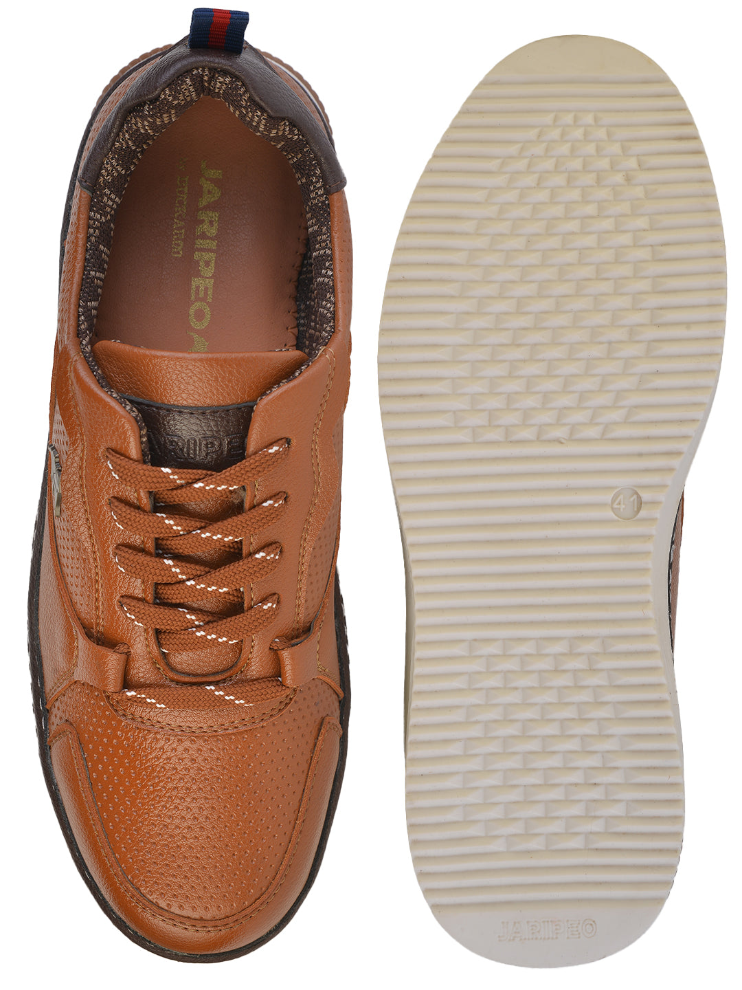 Jaripeo Vegan Leather Casual Shoes for Men: GLOR