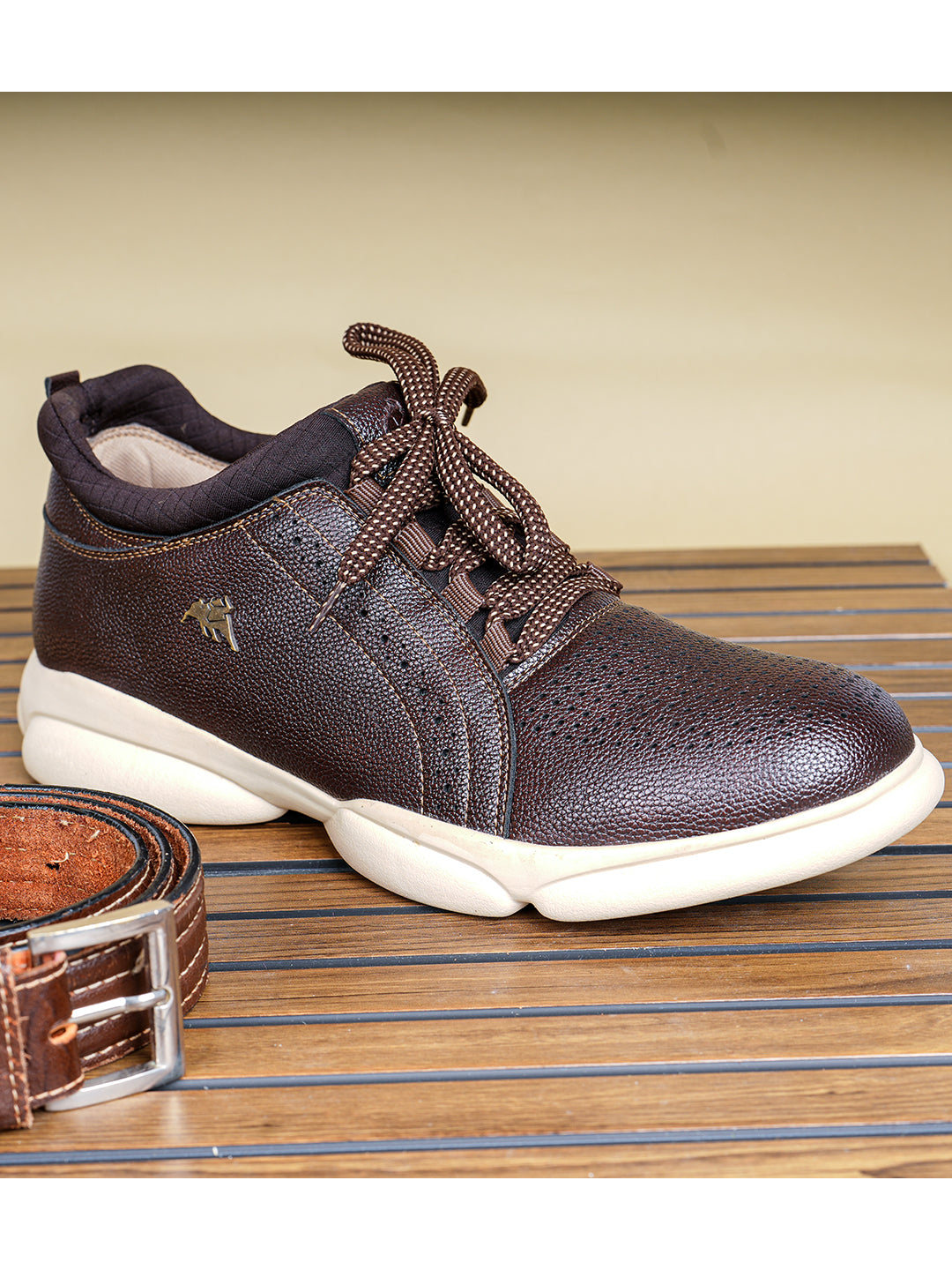 Jaripeo Vegan Leather Casual Shoes for Men: ARNEL 45 11