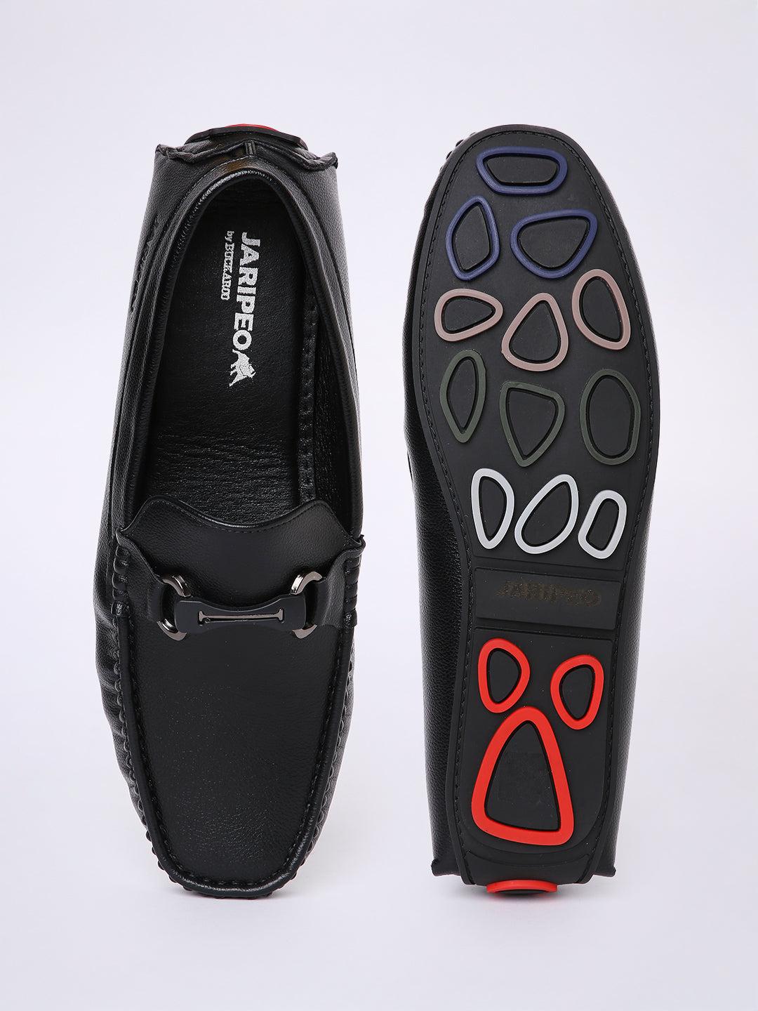 Jaripeo Vegan Leather Casual Loafer for Men: RANCHERO Black 45 11