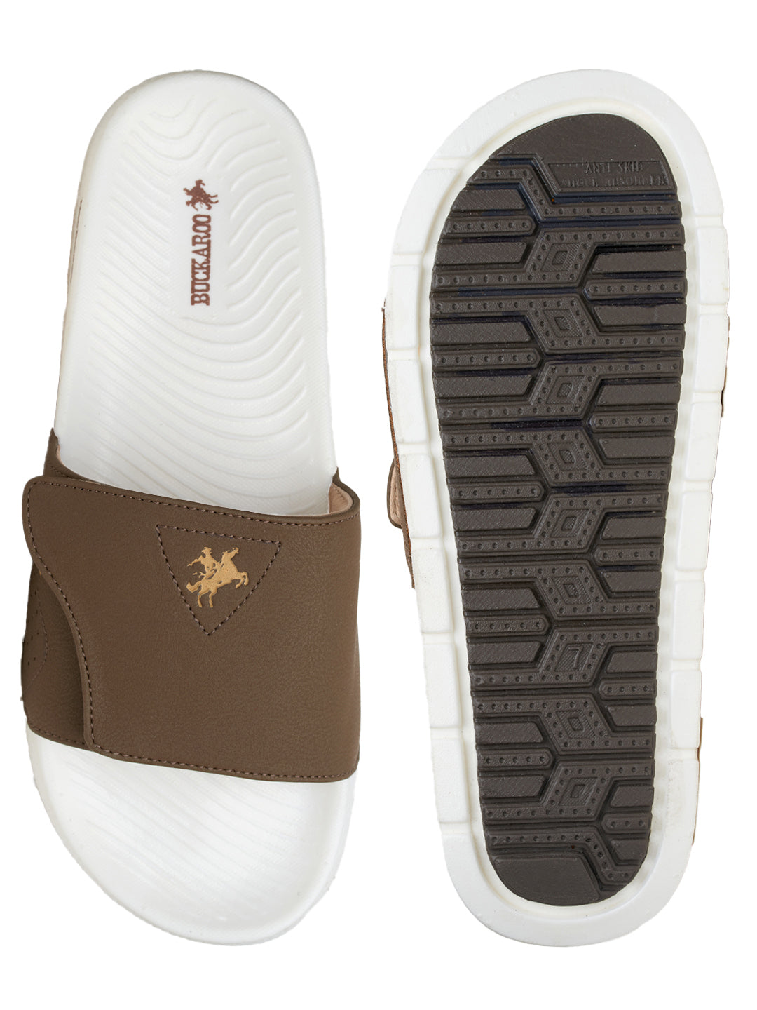 BUCKAROO Premium Vegan Casual Sliders for Men: KAIYO
