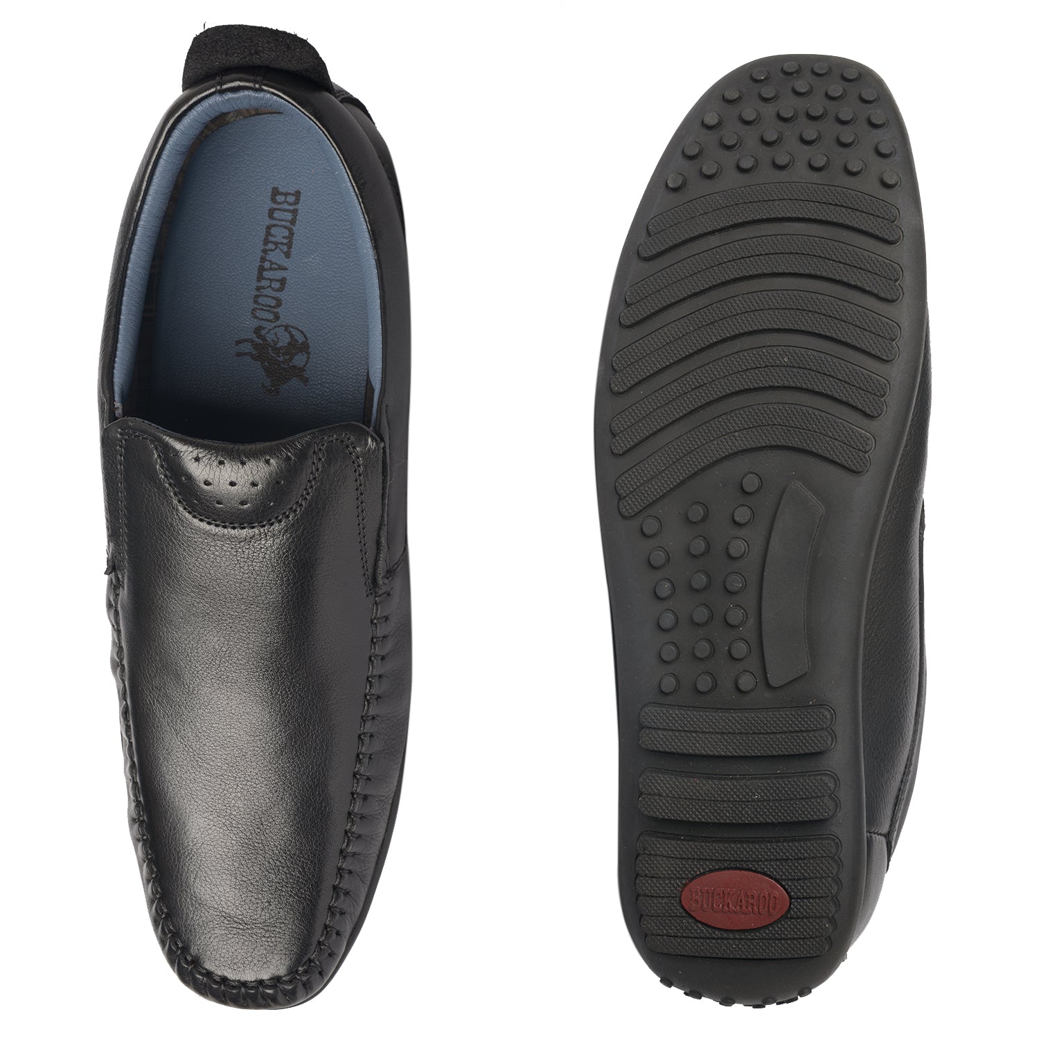 BUCKAROO Genuine Leather Casual Loafer for Men | Mens Slip on Shoes: NEW NEWTON