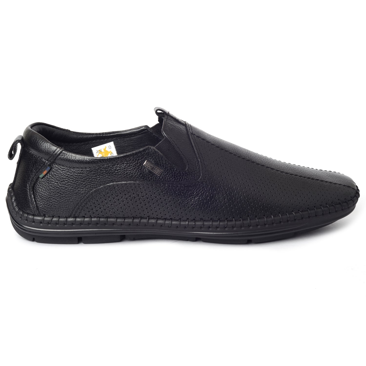 BUCKAROO Genuine Leather Casual Slip-On Shoes for Men: ALBERT 45 11