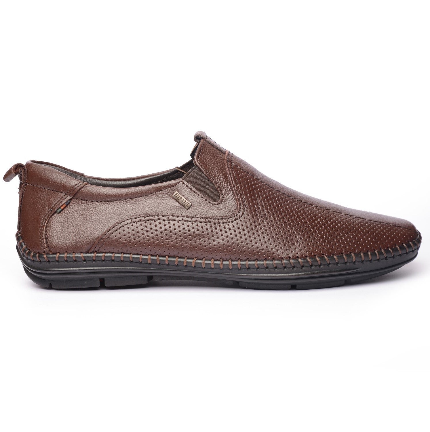 BUCKAROO Genuine Leather Casual Slip-On Shoes for Men: ALBERT