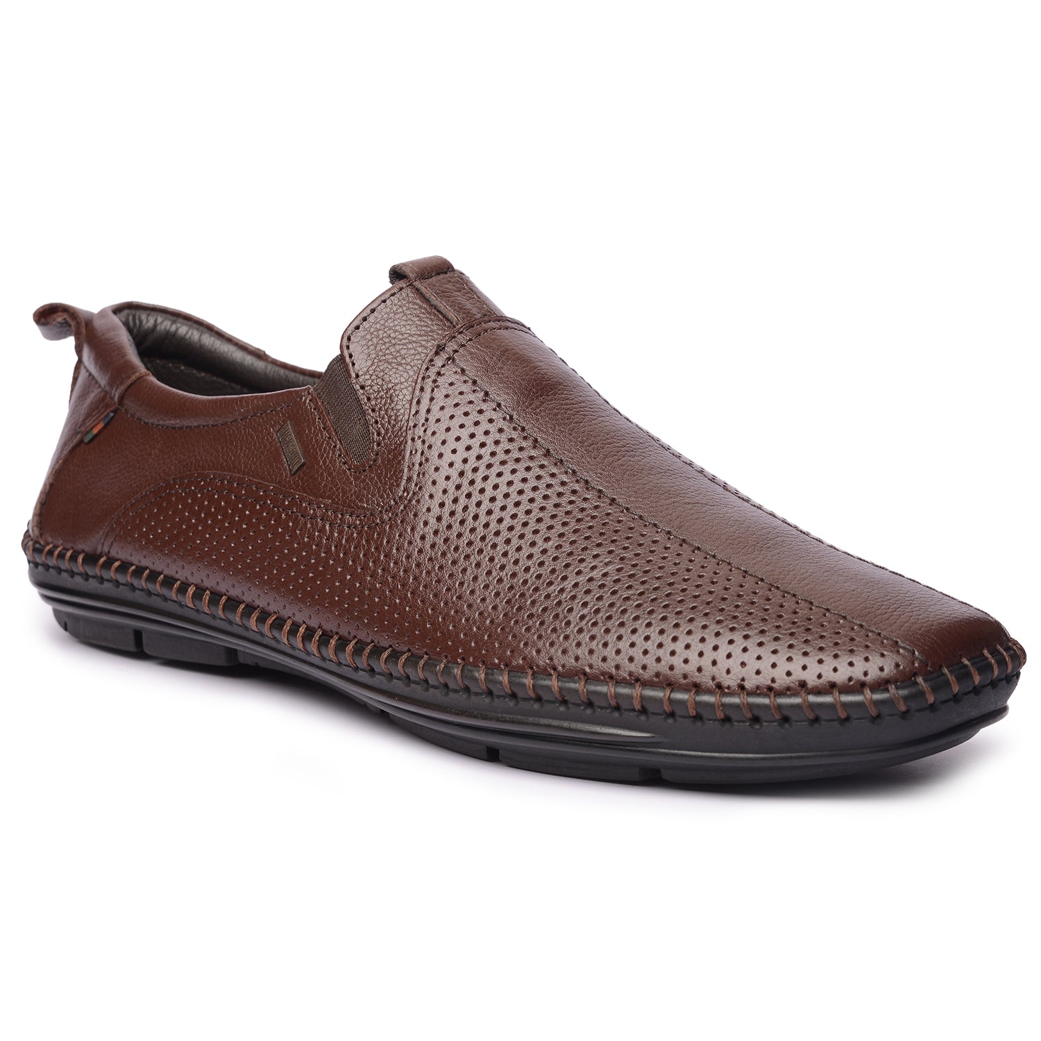 BUCKAROO Genuine Leather Casual Slip-On Shoes for Men: ALBERT