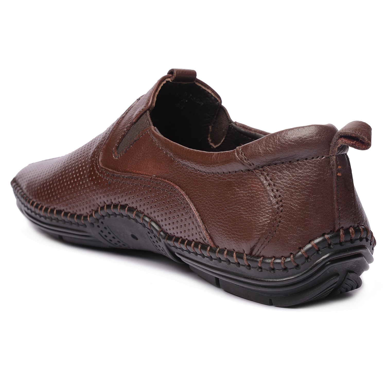 BUCKAROO Genuine Leather Casual Slip-On Shoes for Men: ALBERT