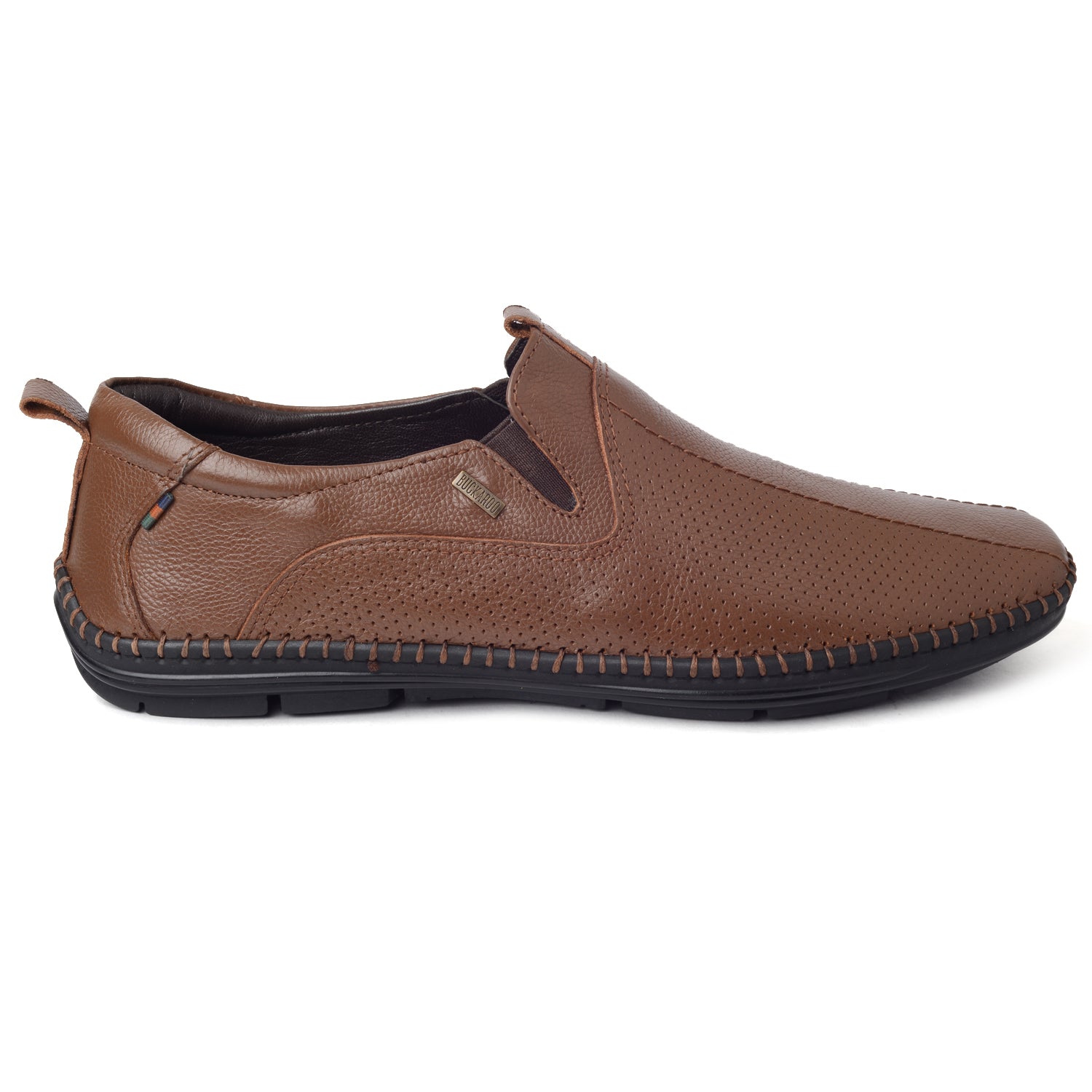 BUCKAROO Genuine Leather Casual Slip-On Shoes for Men: ALBERT