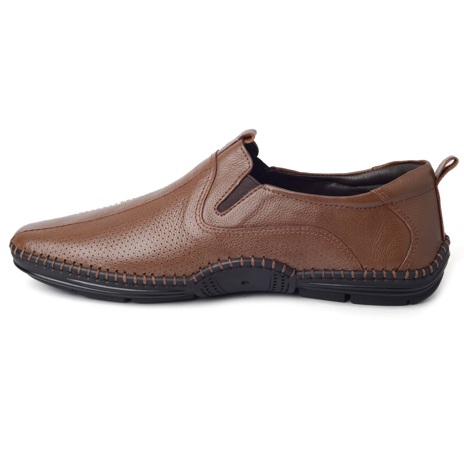 BUCKAROO Genuine Leather Casual Slip-On Shoes for Men: ALBERT
