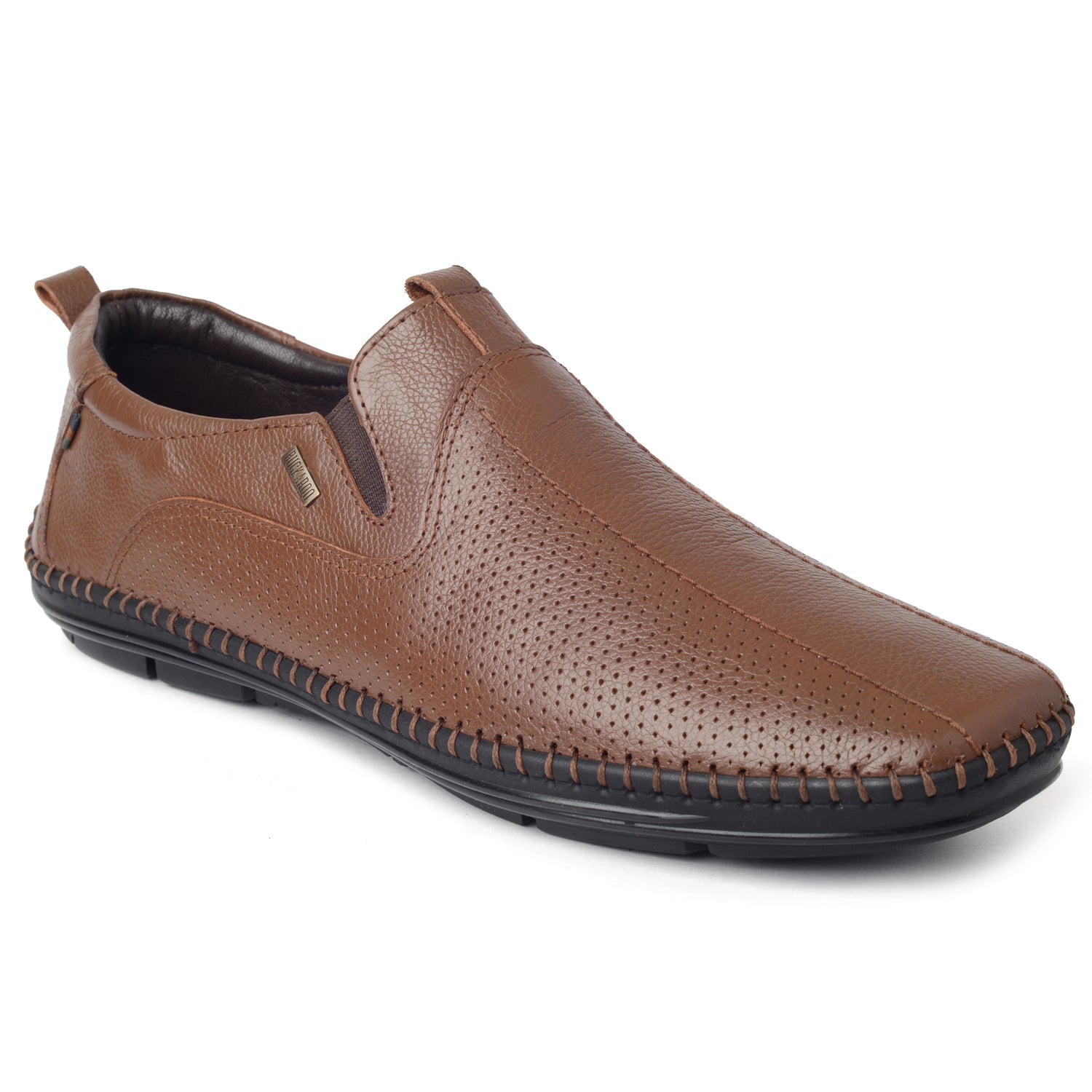 BUCKAROO Genuine Leather Casual Slip-On Shoes for Men: ALBERT