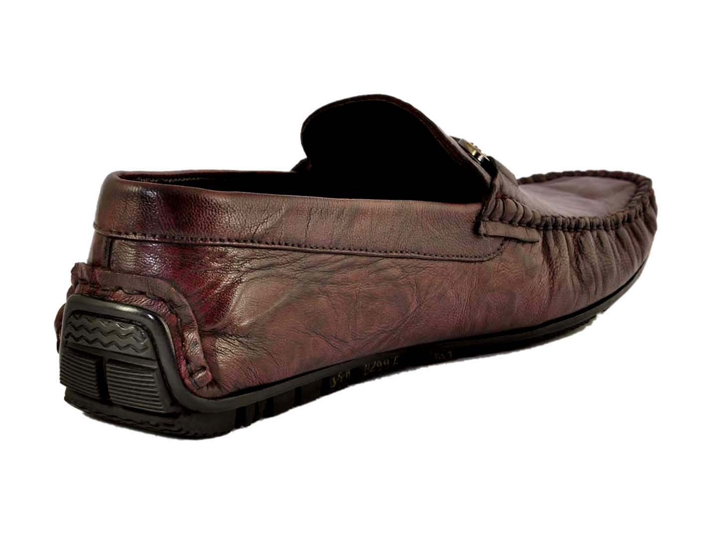 BUCKAROO Genuine Leather Casual Loafer for Men: AURORA Brown