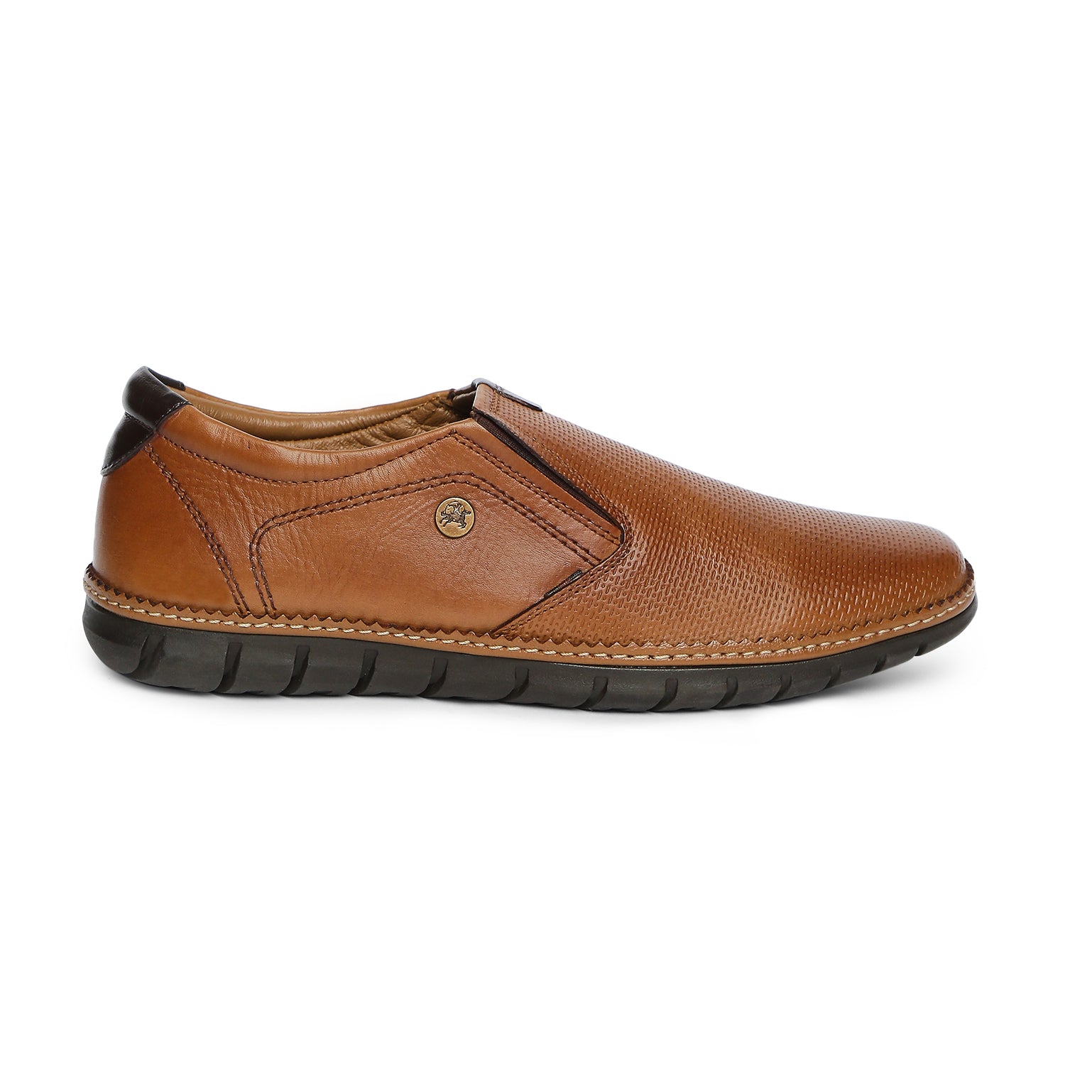 BUCKAROO Genuine Leather Casual Shoes for Men: KIAN Tan
