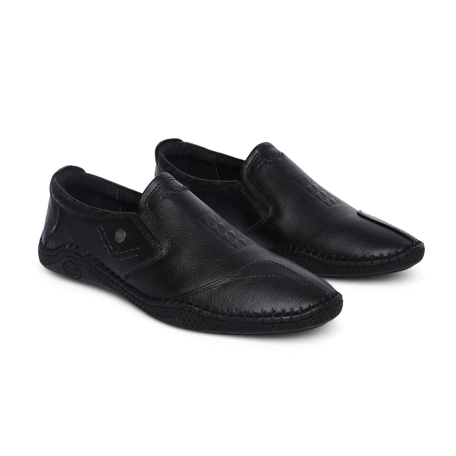 BUCKAROO Genuine Leather Casual Loafer for Men | Mens Slip on Shoes: FILMORE
